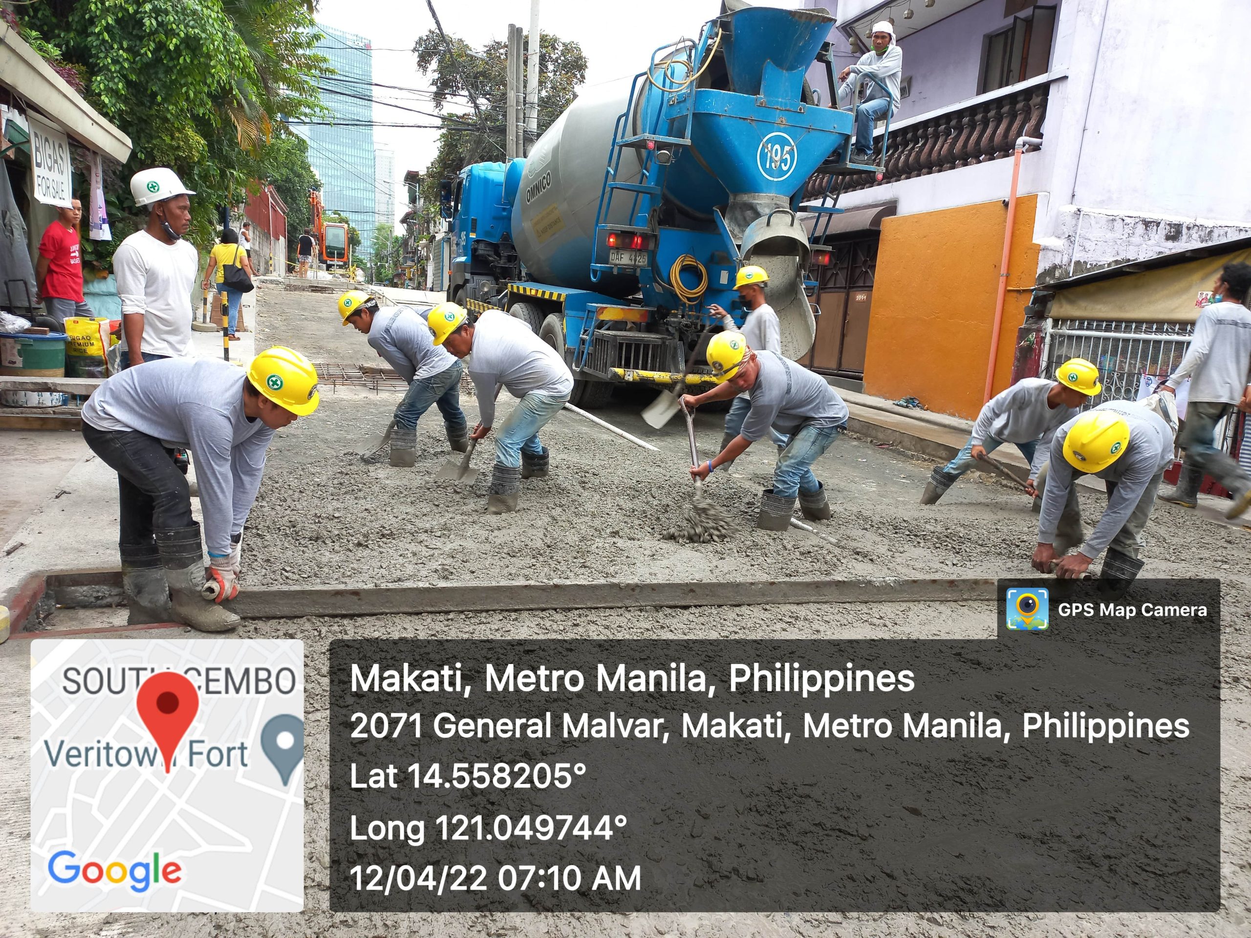 Construction of Road and Drainages at General Malvar, Makati Ironside Builders and Development