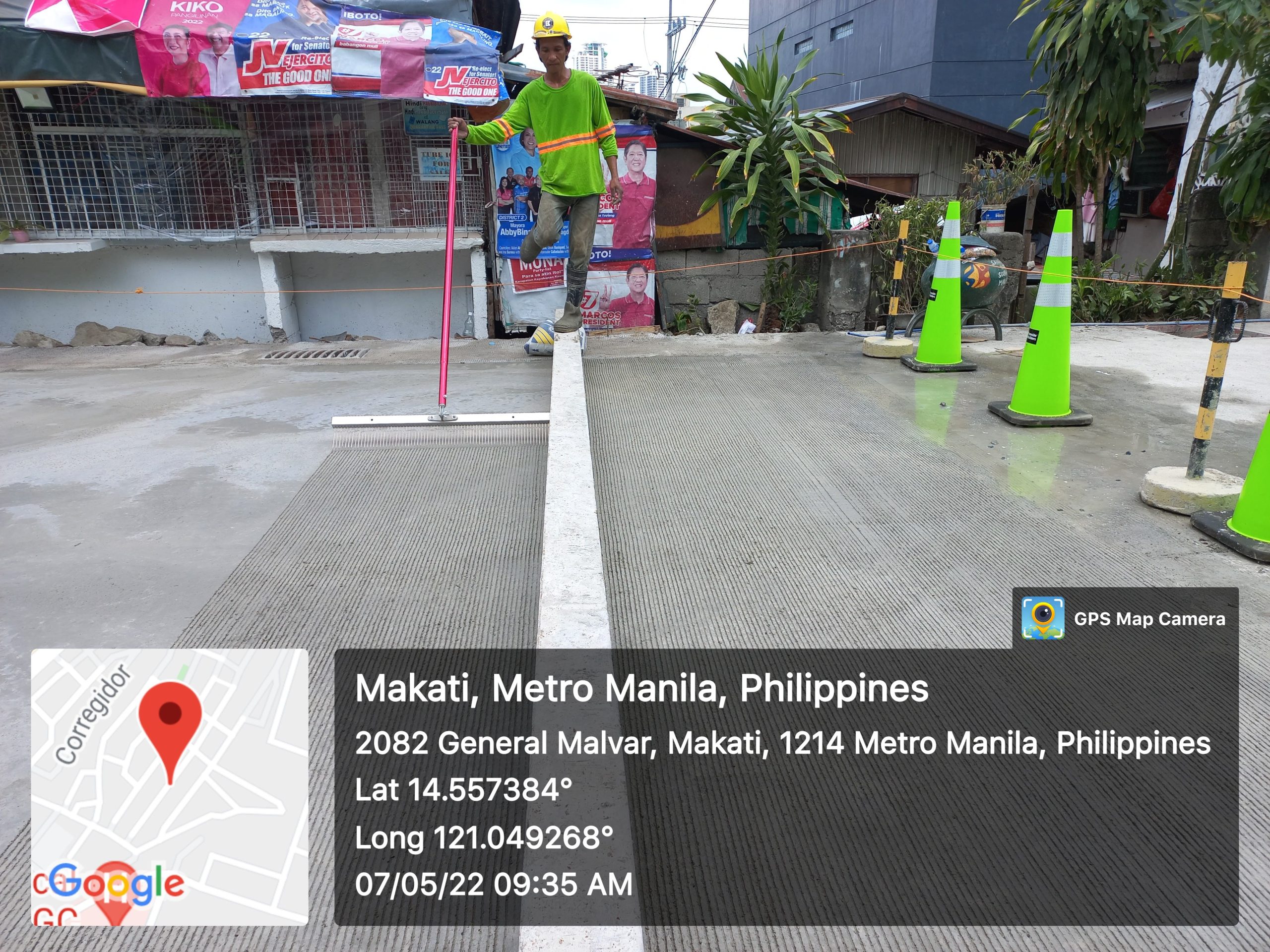 Construction of Road and Drainages at General Malvar, Makati Ironside Builders and Development