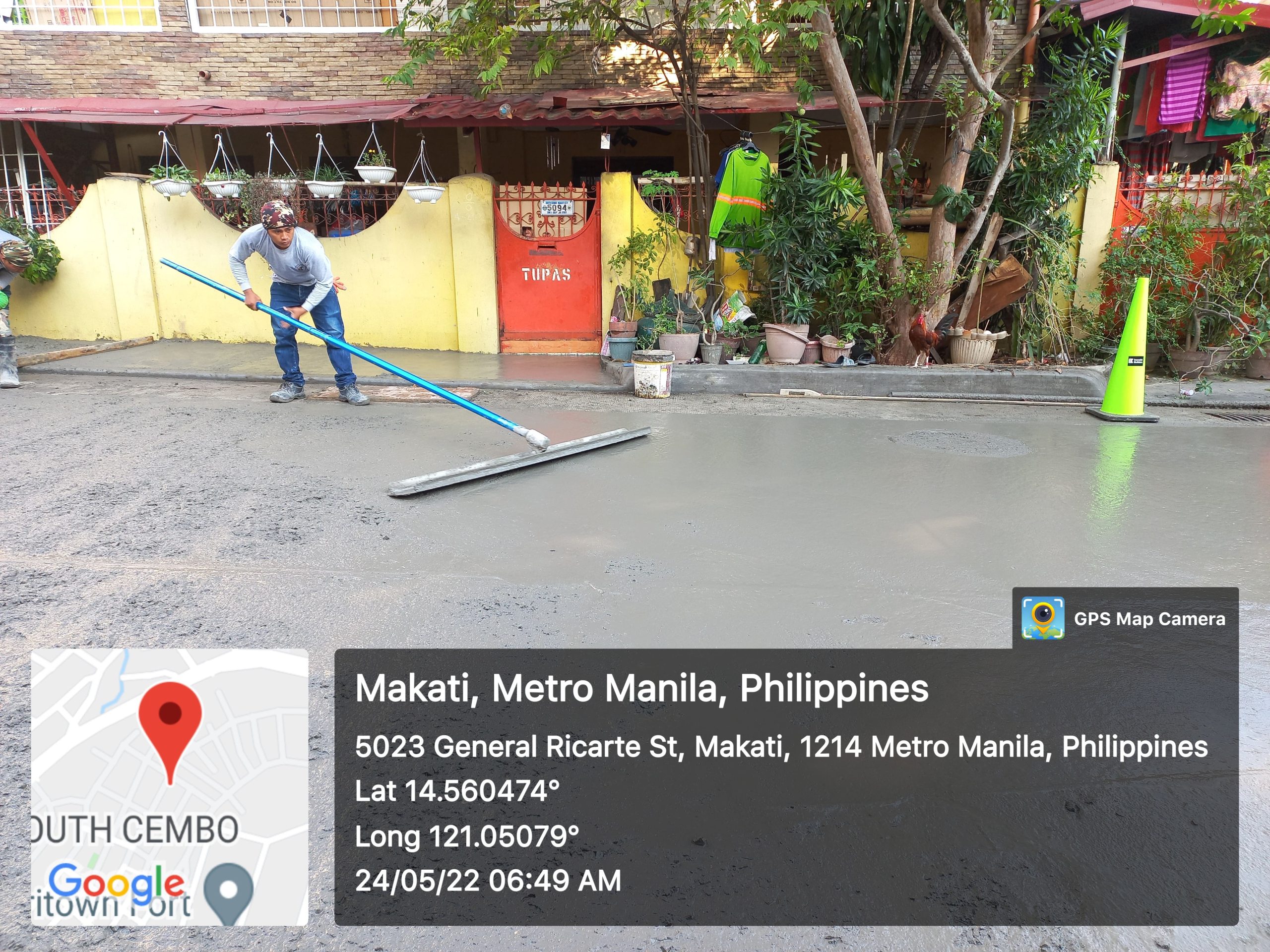 Construction of Road and Drainages at General Malvar, Makati Ironside Builders and Development