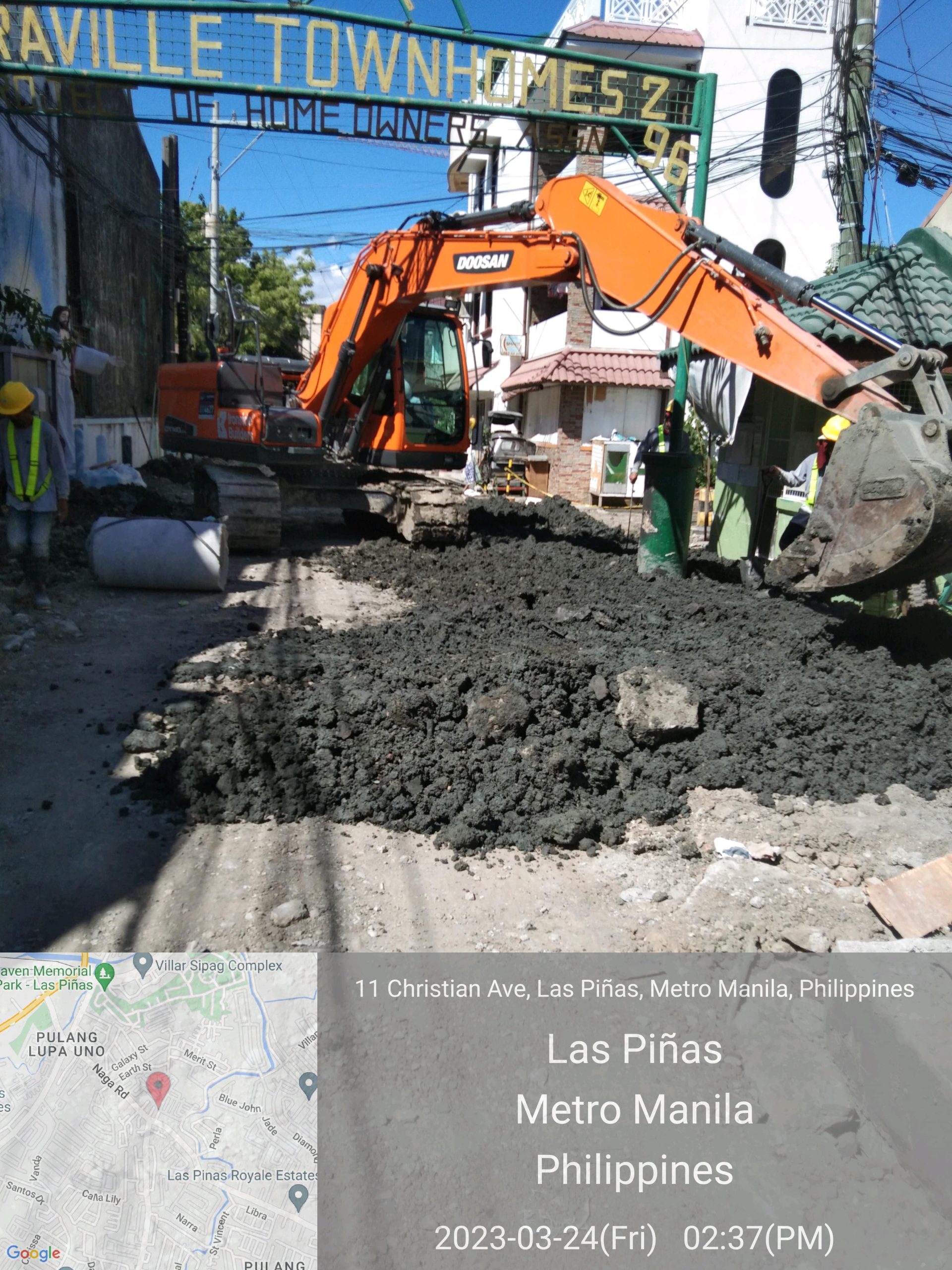 Construction of Roads and Drainages at Brgy. Pulang Lupa 2, Las Piñas City Ironside Builders