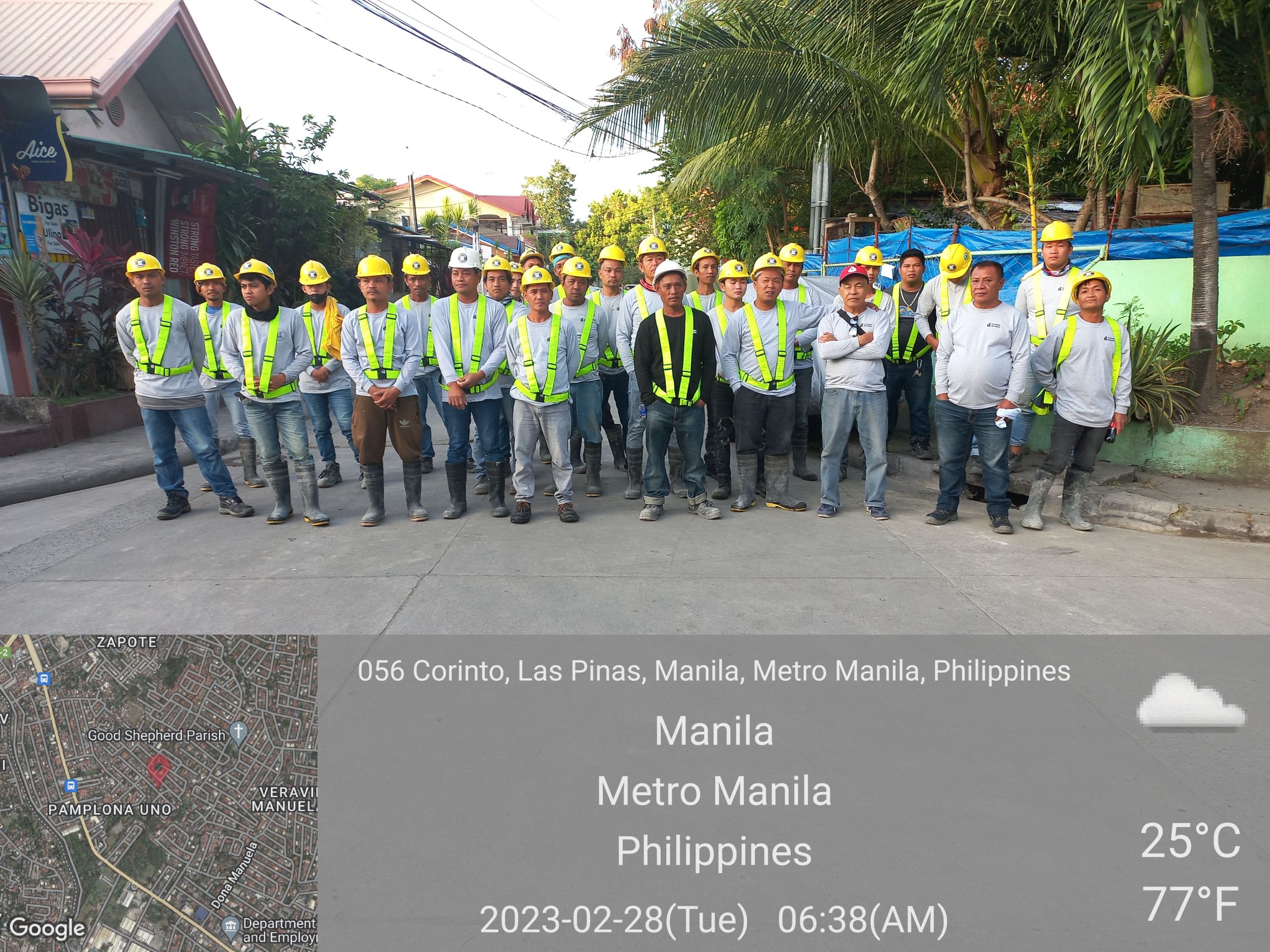 Construction of Roads and Drainages at Brgy. Pamplona 2, Las Piñas City Ironside Builders and